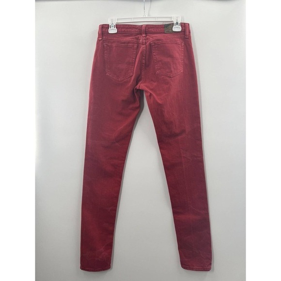 Ralph Lauren Denim & Supply Women’s Skinny Jeans Light Stretch Red Size 28 - Picture 7 of 12